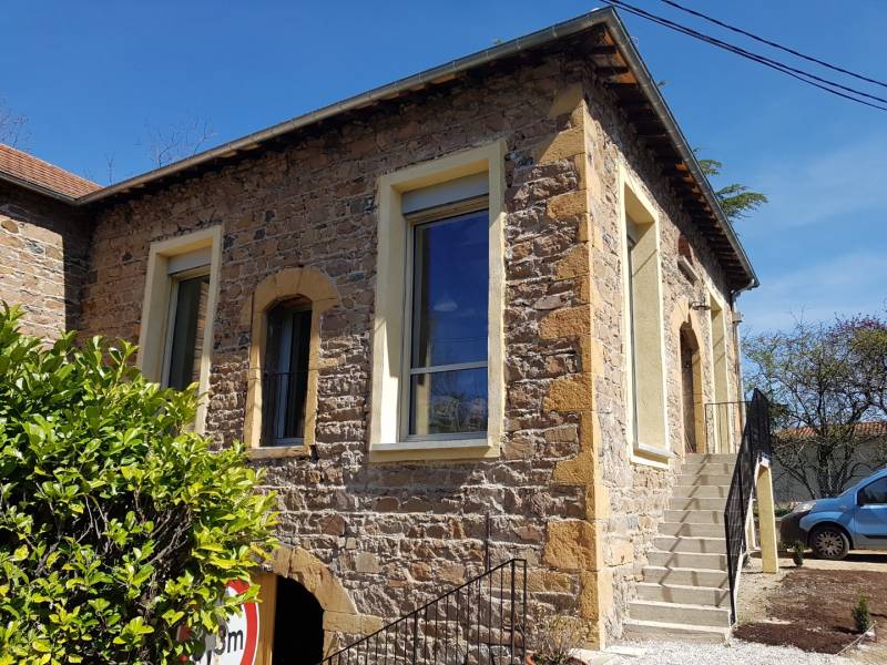 Façade grange rénovée enephit