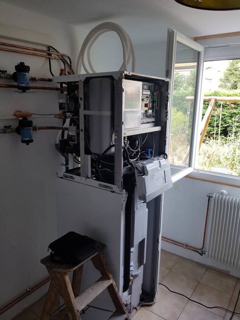 Pompe à chaleur double service module intérieure