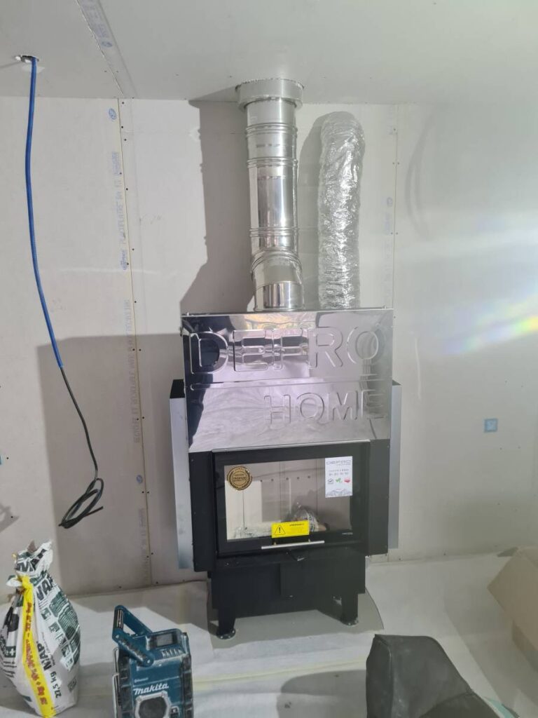 Installation d&apos;nu foyer fermé