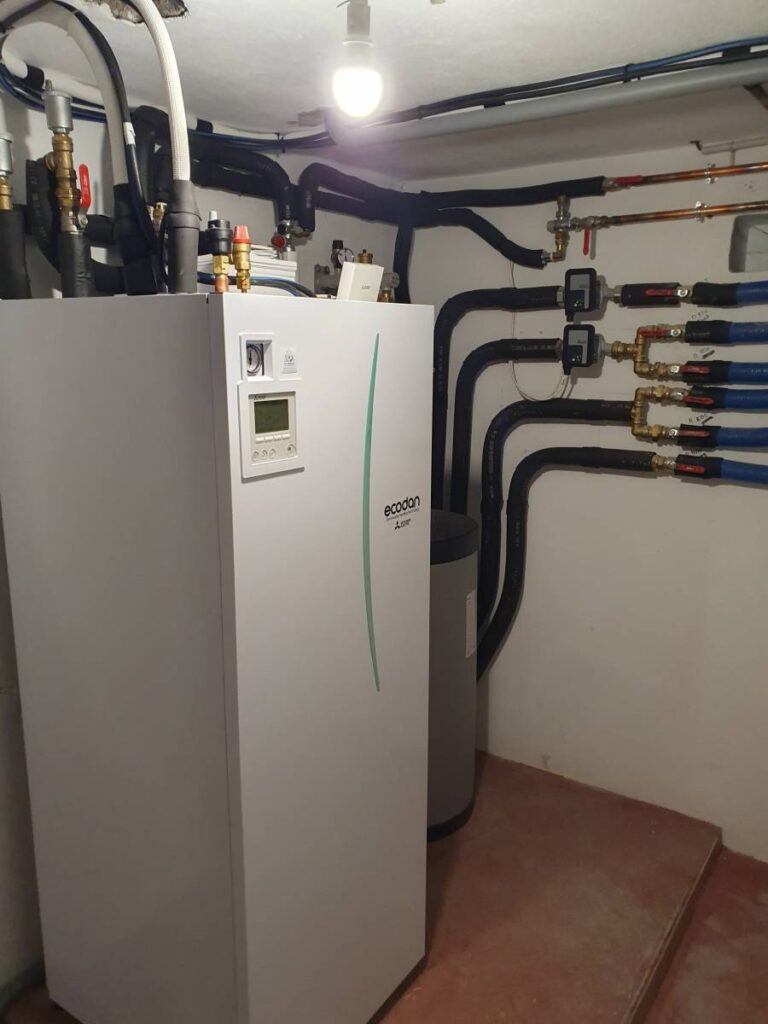 Pompe à chaleur double service Mitsubishi