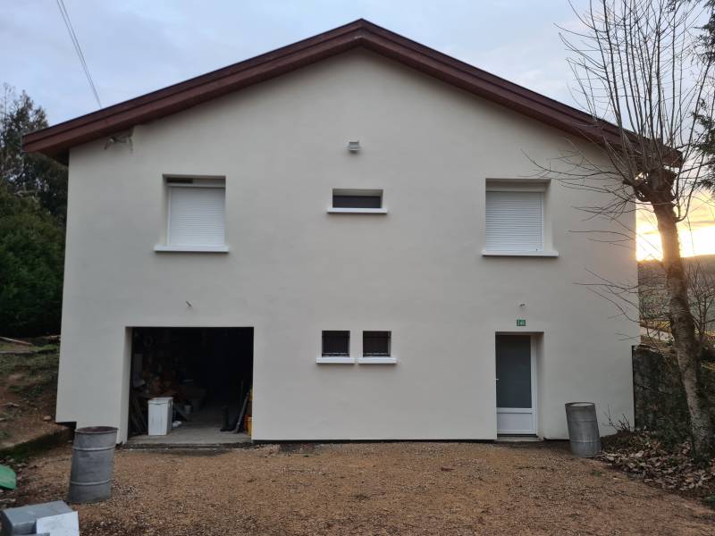 Façade résiolée par l&apos;extérieure