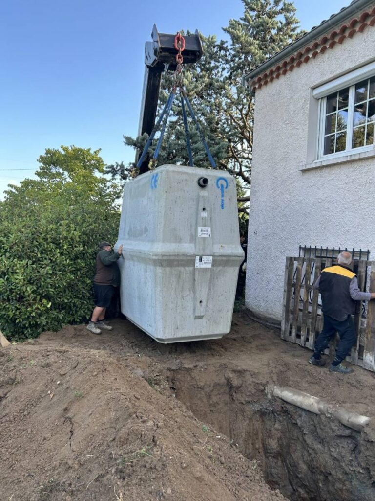 Cuve de récupération eau de pluie