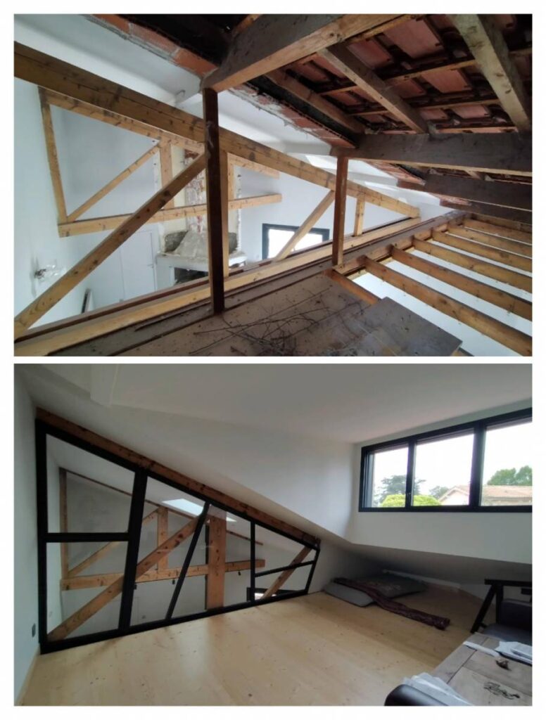 Création d&apos;une verrière