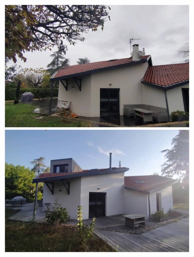 Création d&apos;une lucarne en toiture